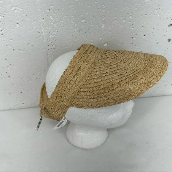 ROXY Women’s Small / Medium Always In Bloom Straw Roll Up Visor - Picture 11 of 15